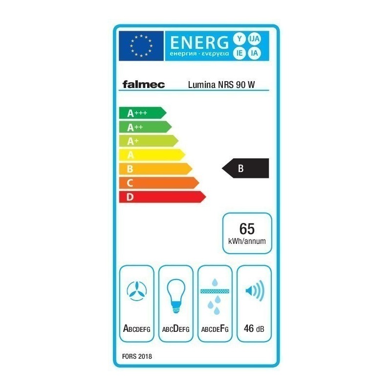 Dunstabzugshaube EVO LUMINA NRS 90 W FALMEC