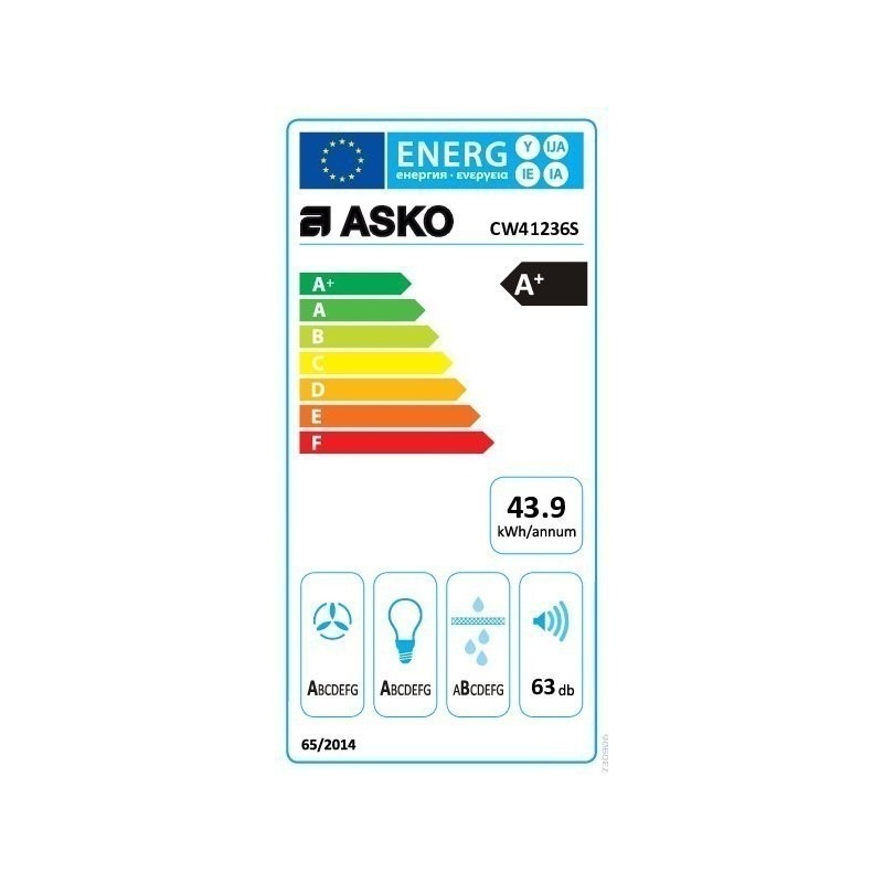 Hotte de ventilation Pro Series CW41236S ASKO