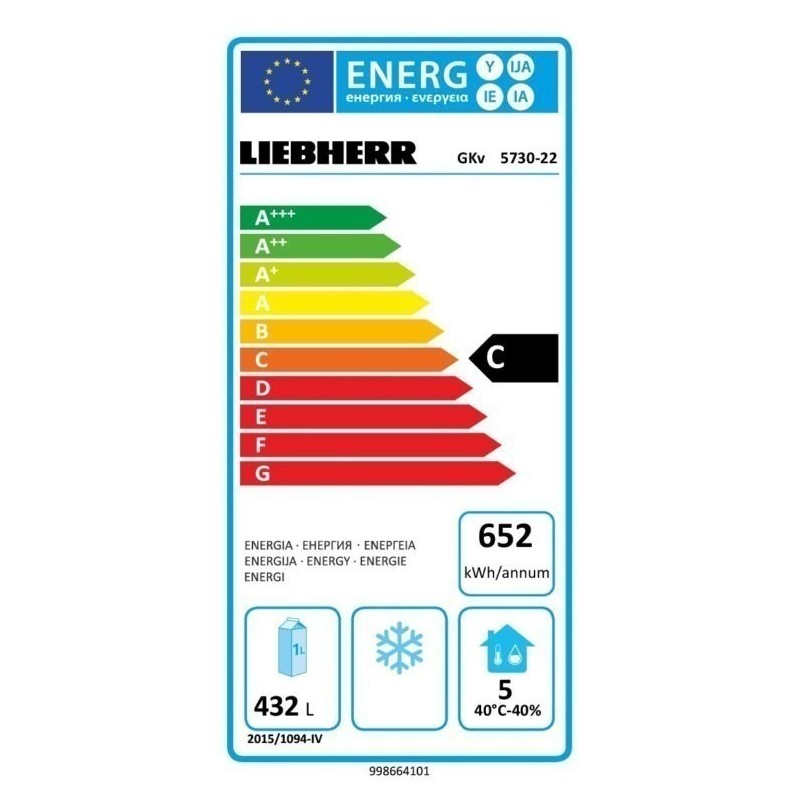 GKV-5730-22 LIEBHERR Belüfteter Gastro-Kühlschrank
