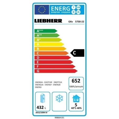 GKV-5730-22 LIEBHERR Belüfteter Gastro-Kühlschrank