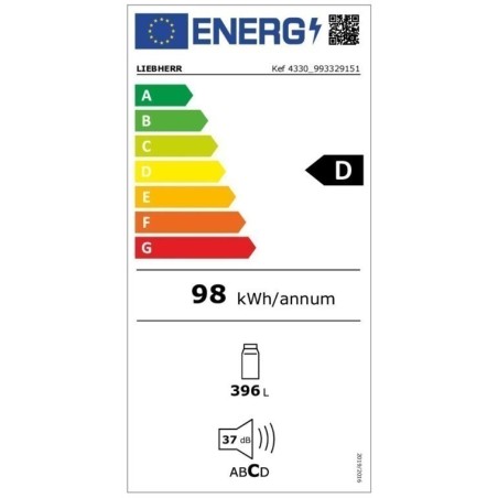 KEF-4330-21 LIEBHERR Freistehender Kühlschrank BluPerformance