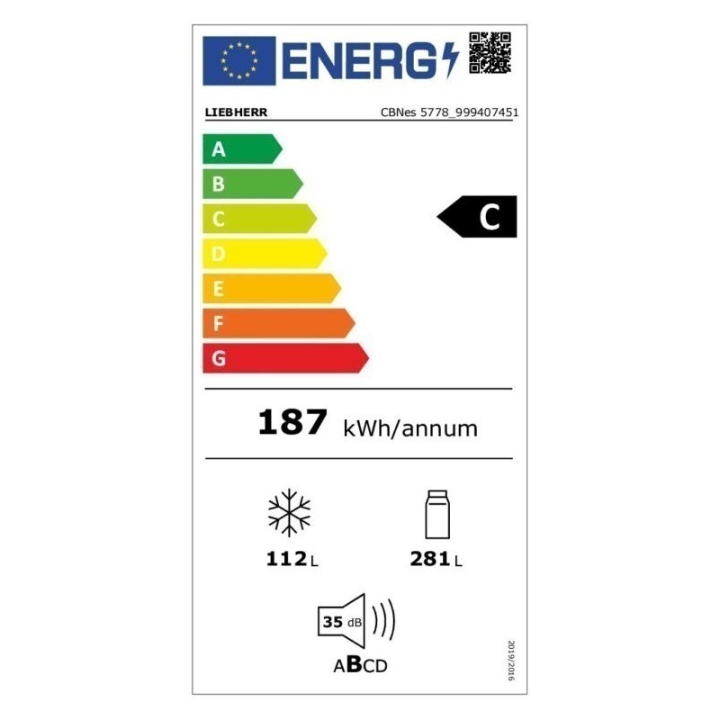 CBNES-5778-21 LIEBHERR Kühl-Gefrier-Kombinationen freistehend