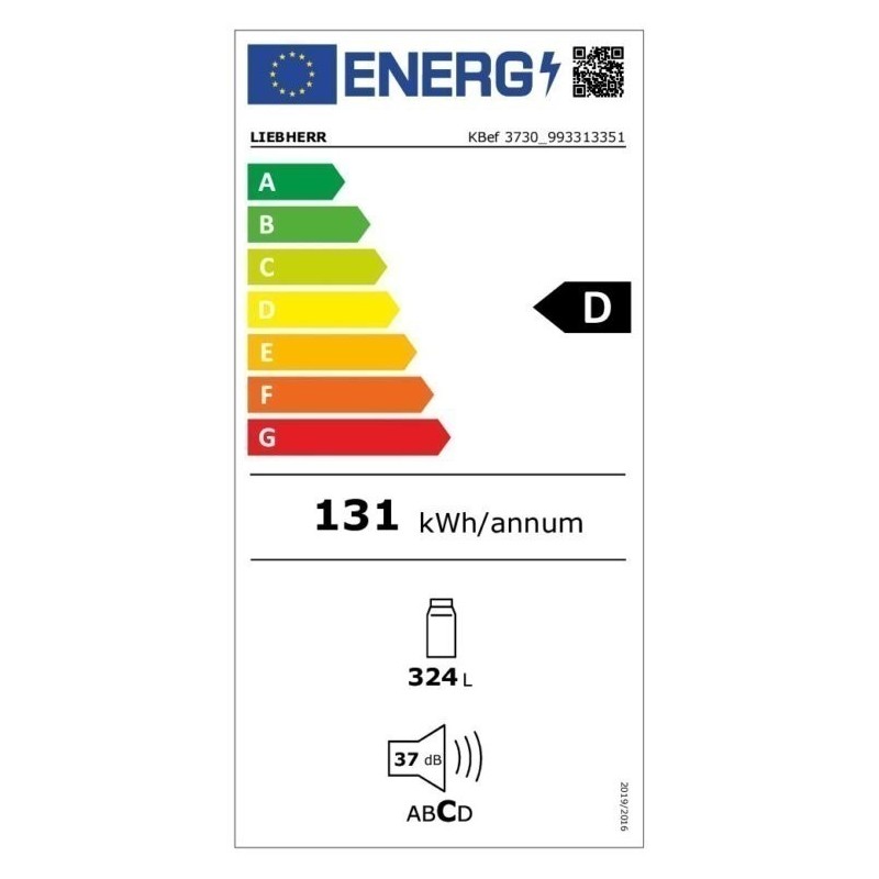 KBEF-3730-21 LIEBHERR Réfrigérateur indépendant BluPerformance