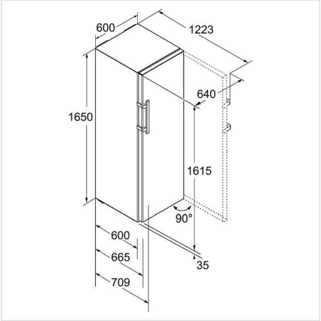 K-3730-21 LIEBHERR Freistehender Kühlschrank BluPerformance