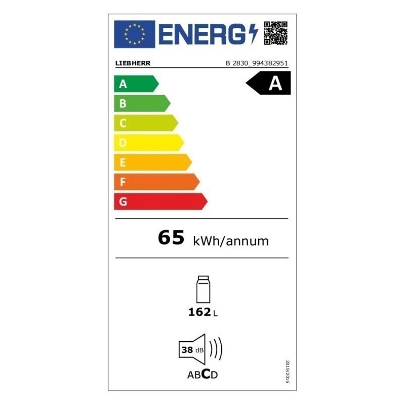 B-2830-22 LIEBHERR Kühlschrank komplett BioFresh freistehend