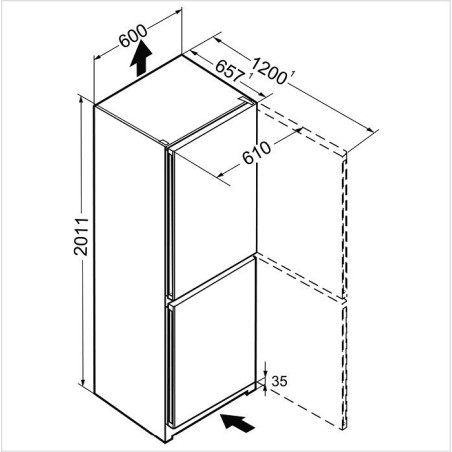 CNEL-4813-23 LIEBHERR Kühl-Gefrier-Kombi