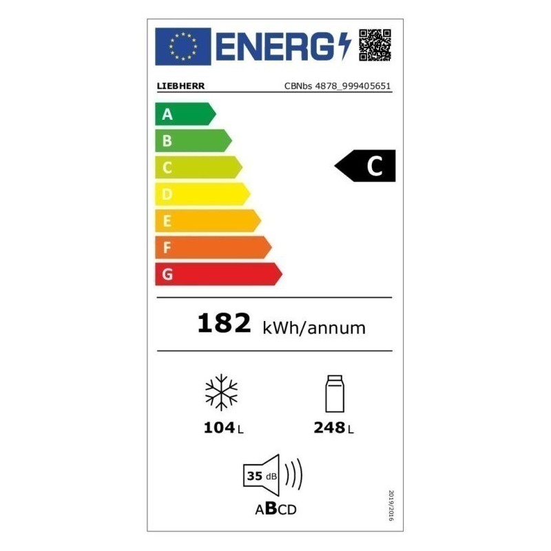 CBNBS-4878-21 LIEBHERR Kühl-Gefrier-Kombi freistehend