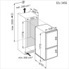 ECC-3456-21 LIEBHERR Combiné réfrigérateur-congélateur,