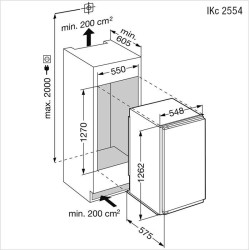 IKC-2554-21 RHD LIEBHERR Réfrigérateur