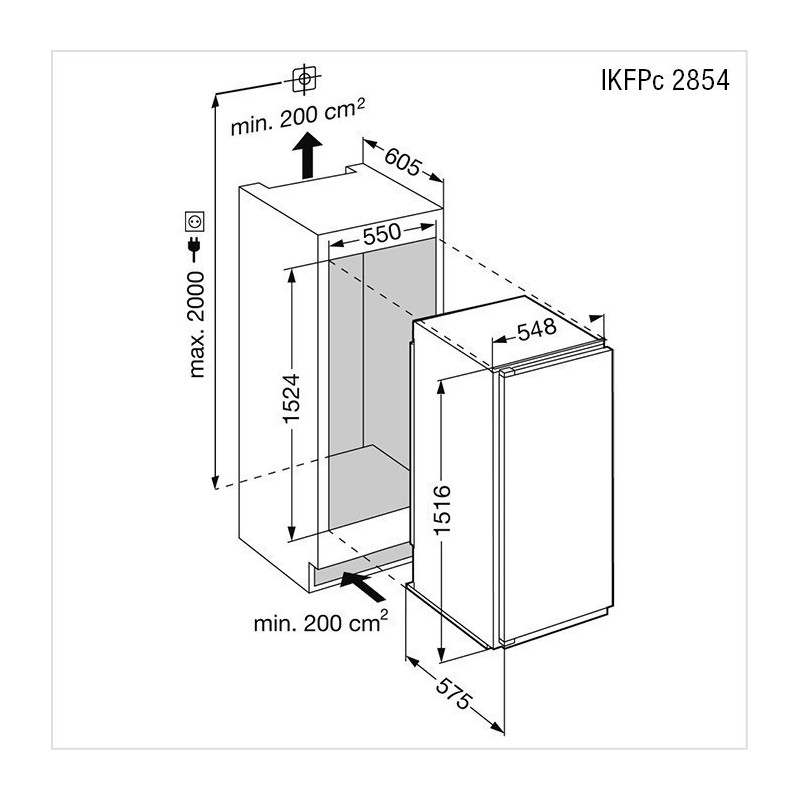 IKFPC-2854-21 LIEBHERR Réfrigérateur