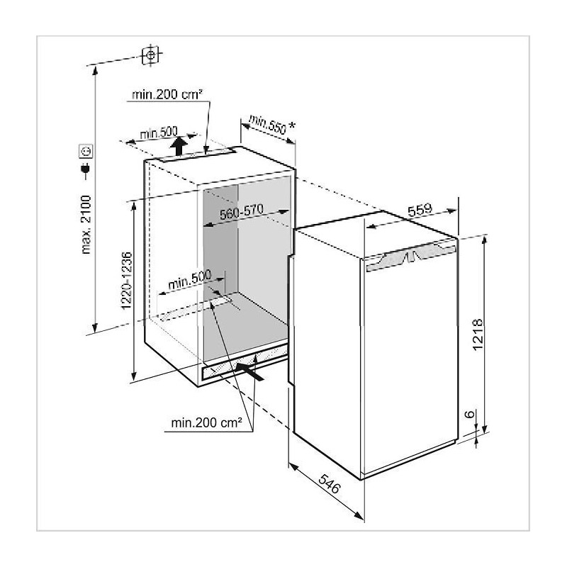 IRE-4100-20 LIEBHERR Kühlschrank