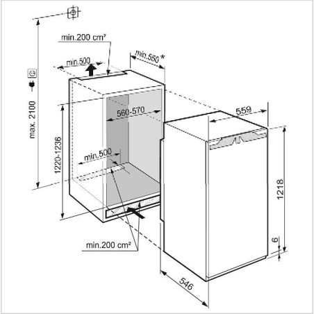 IRE-4100-20 LIEBHERR Kühlschrank