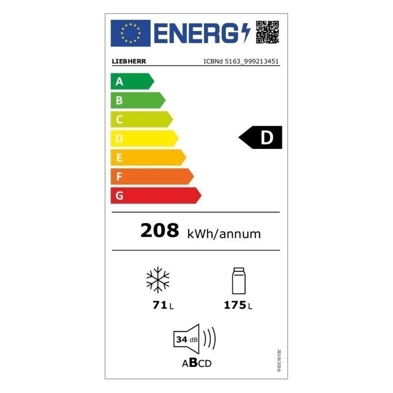 ICBND-5163-20 LIEBHERR Kühl-Gefrier-Kombination