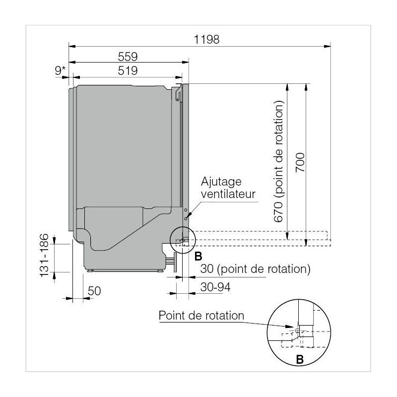 ASKO Lave-vaisselle intégré Logic 60 cm DFI433B