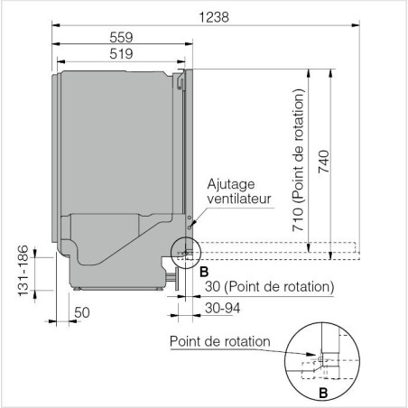 ASKO Lave-vaisselle intégré Style 60 cm DFI644BXXL/1