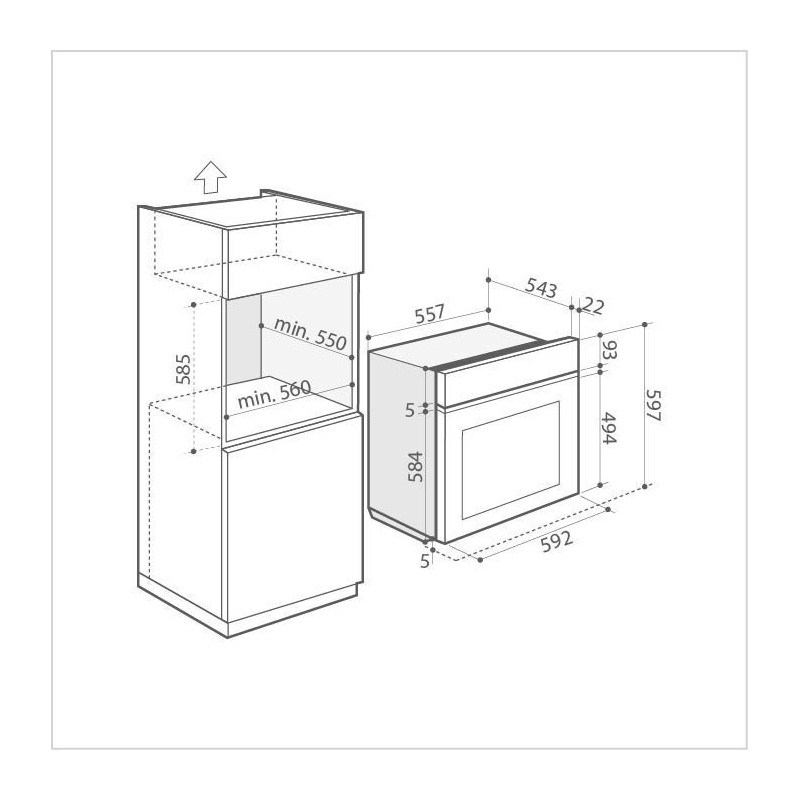 DE DIETRICH Backofen 60 cm DOR7586A