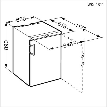 WKR-1811-22 LIEBHERR Cave de Alterung