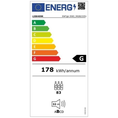 EWTGB-3583-21 LIEBHERR Cave de temperé de vin eingeseed