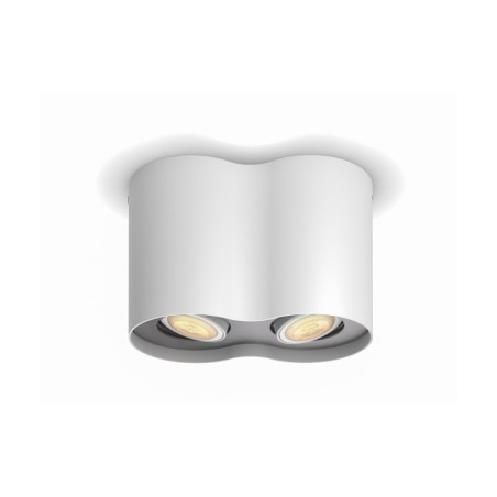 Éclairage intelligent|Philips Hue Spot encastré Pilier 2x GU10 Blanc, Bluetooth