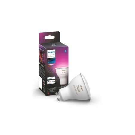 Éclairage intelligent|Philips Hue Ampoule White & Color Ambiance, GU10, BT