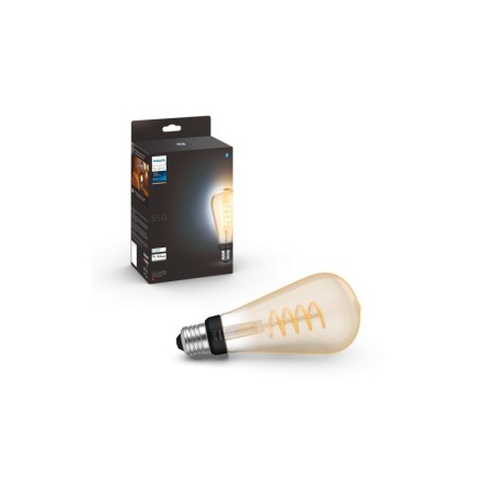 Éclairage intelligent|Philips Hue Ampoule White Ambiance, E27, Filament, Giant Edison, BT