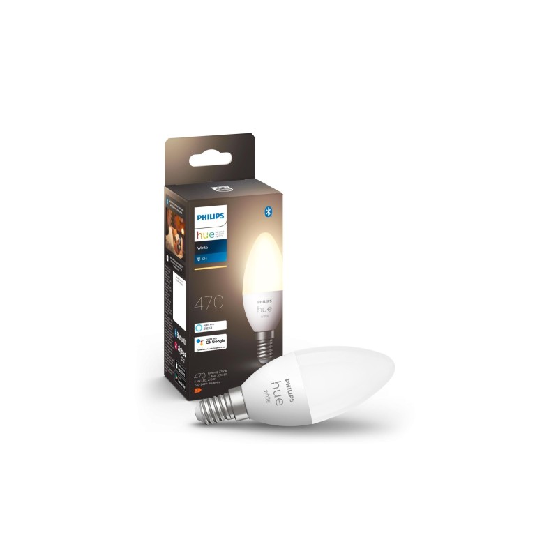Éclairage intelligent|Philips Hue Ampoule White, 5.5 W, E14, Bluetooth