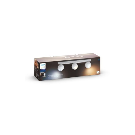 Éclairage intelligent|Philips Hue Spot de plafond White Ambiance, Buckram, 3 x GU10, blanc, BT