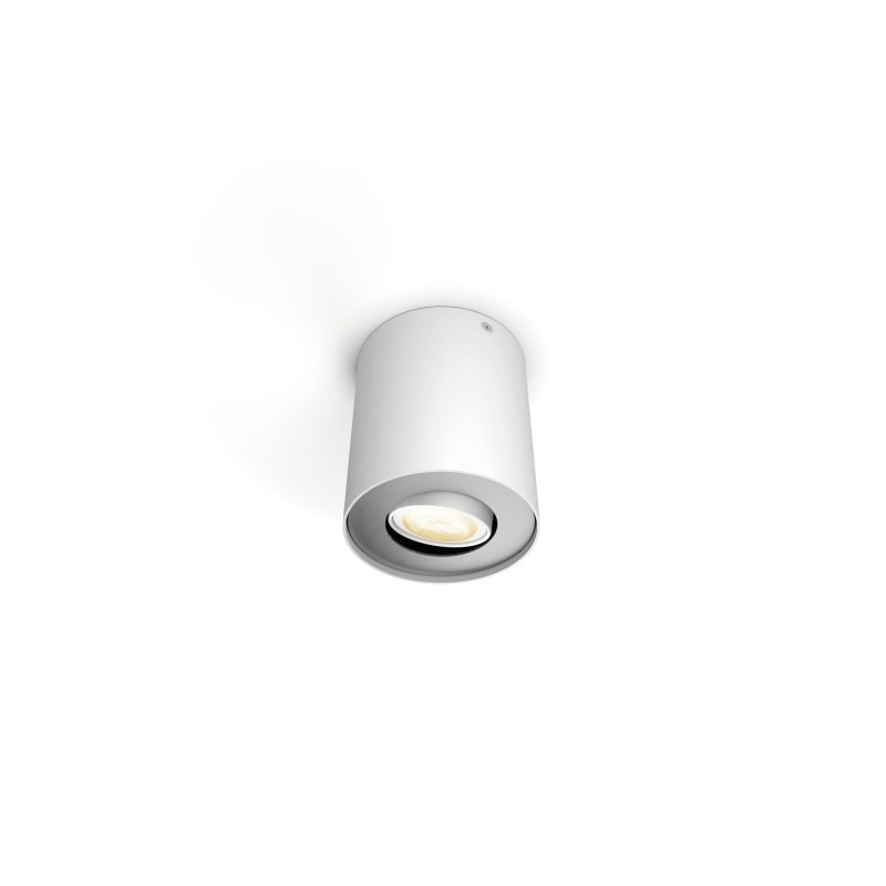Éclairage intelligent|Philips Hue Spot encastré White Ambiance, Pilier 1x GU10, Blanc,