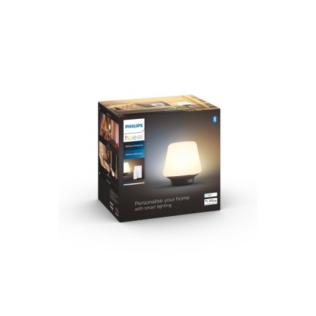 Éclairage intelligent|Philips Hue Lampe de bureau White Ambiance, Wellness, E27, 8 W, noir